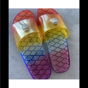 Kurt Geiger Rainbow Slide Sandals